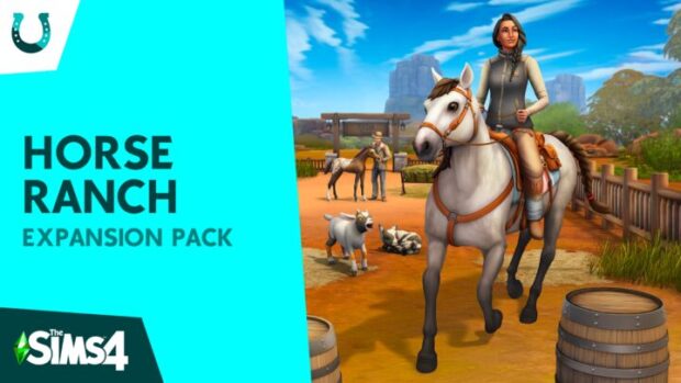 the sims 4 horse ranch pc mac spiel cover