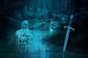 Not Dead Untote Hoehle Verliess Dungeon Schwert Waffen