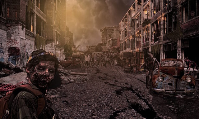 zombies City Stadt Endzeit Invasion Ruinen