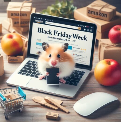 Black Friday Amazon pc hamster shoppen