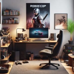 Computer Gamerzimmer pc monitpr tastatur maus schreibtsch