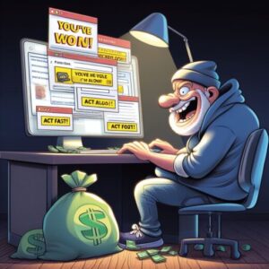 hacker Scammer pirshing betrueger