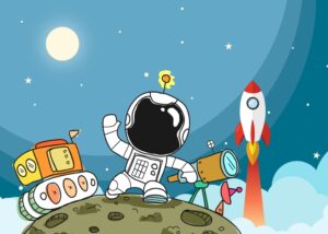 spaceman spaceship space astronaut rocket moon 1588583 pxhere
